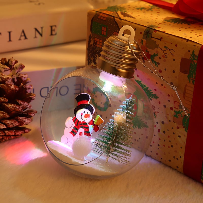 Glowing Christmas Tree Decoration Balls