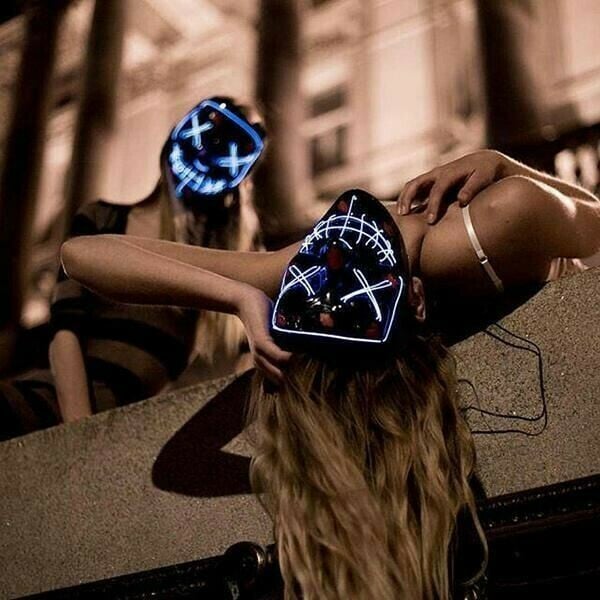 🎭Halloween Glowing Mask👻