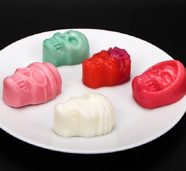 Silicone Chocolate Sugar Skull Mold for Halloween Baking
