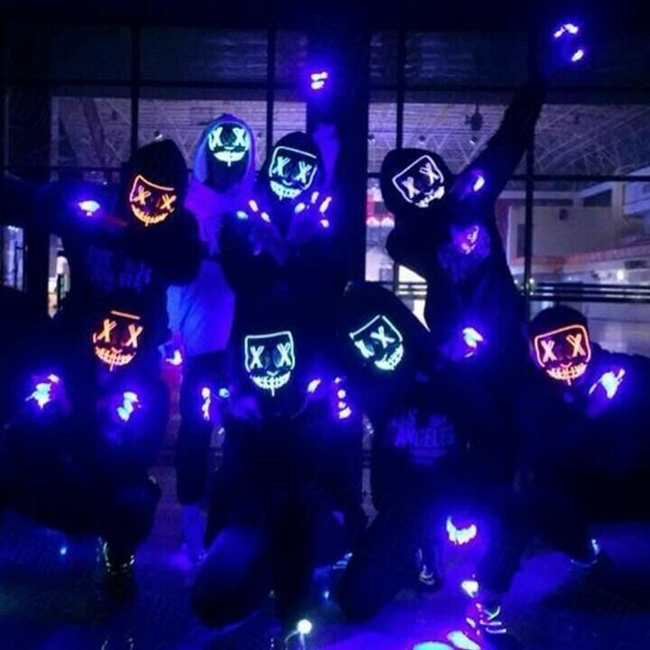 🎭Halloween Glowing Mask👻