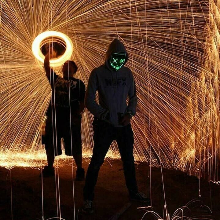 🎭Halloween Glowing Mask👻
