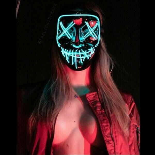 🎭Halloween Glowing Mask👻