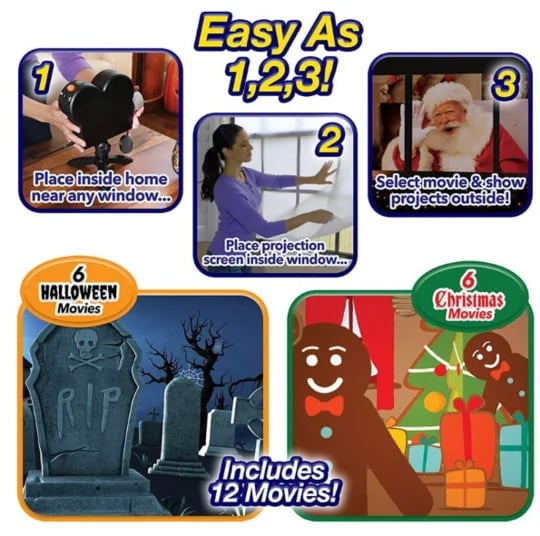 New Halloween Holographic Projection