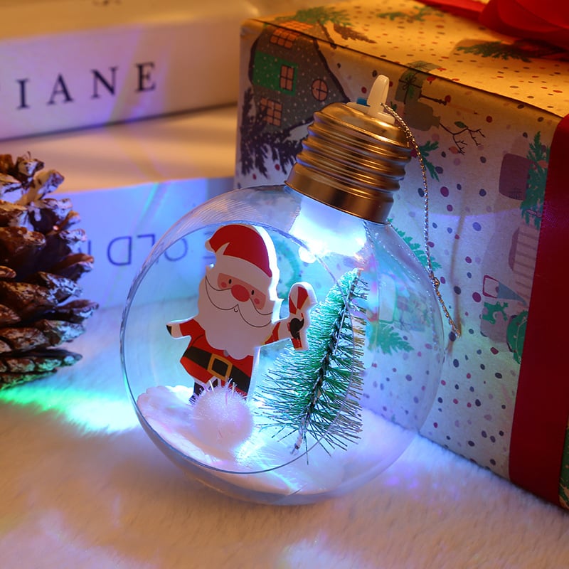 Glowing Christmas Tree Decoration Balls