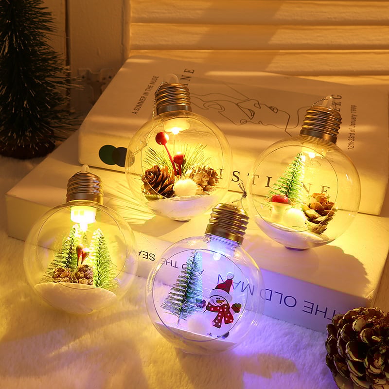 Glowing Christmas Tree Decoration Balls