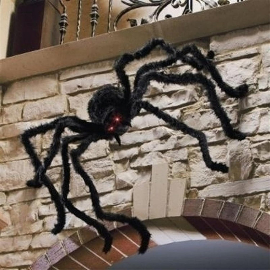 Halloween black giant spider