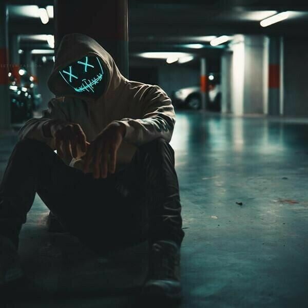 🎭Halloween Glowing Mask👻