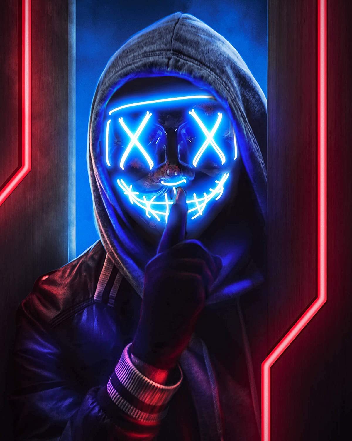 🎭Halloween Glowing Mask👻