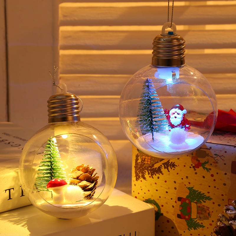 Glowing Christmas Tree Decoration Balls