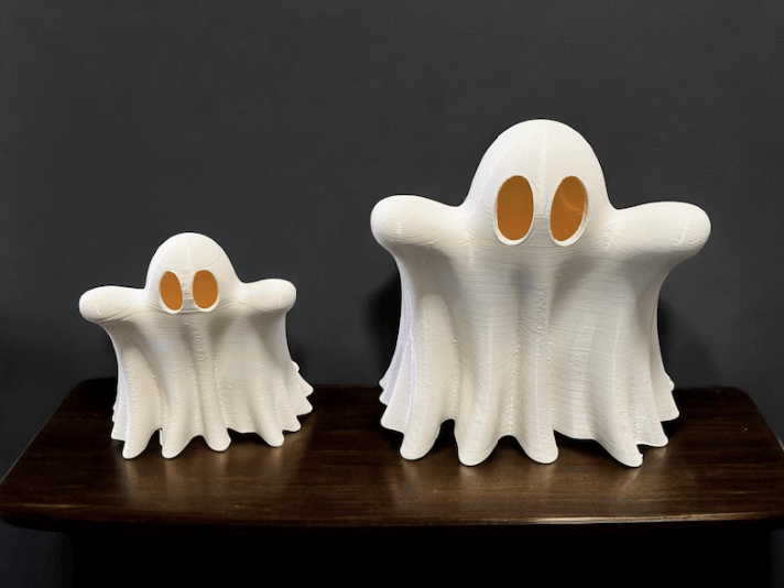 🎃Halloween Decorations - 👻3D Printing Cute Ghosts With Tea Lights